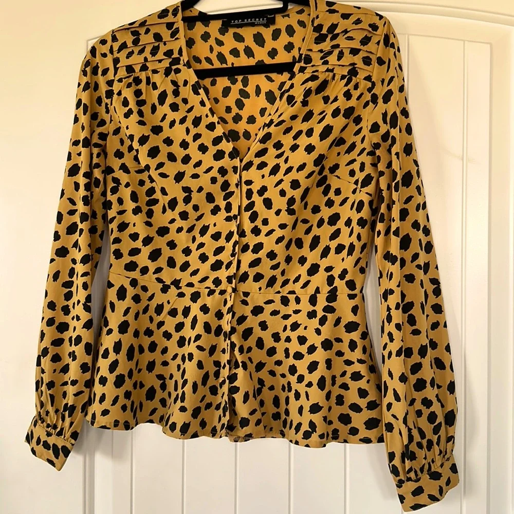 Animal print shirt ,Size S - Picture 1 of 1